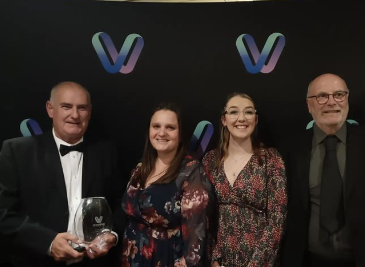 Dave Webb won the Animal Welfare Champion award at The Voice North Devon Local Hero Awards in July 2023