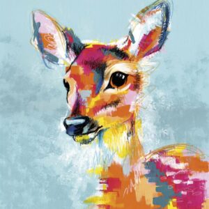 Deer to be Different - Deer Art Print by Tara Roskell